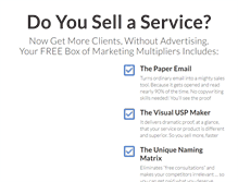 Tablet Screenshot of marketingmultipliers.com